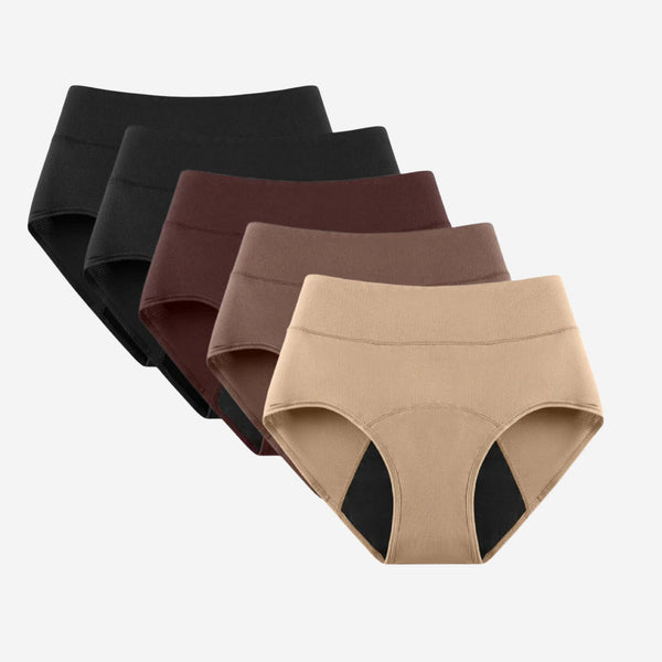 Sanliva Everyday Auslaufsichere Unterwäsche (5er-Pack)