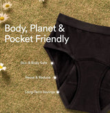 Everyday Hero Period Underwear/Cotton | High-Rise | Blush Red